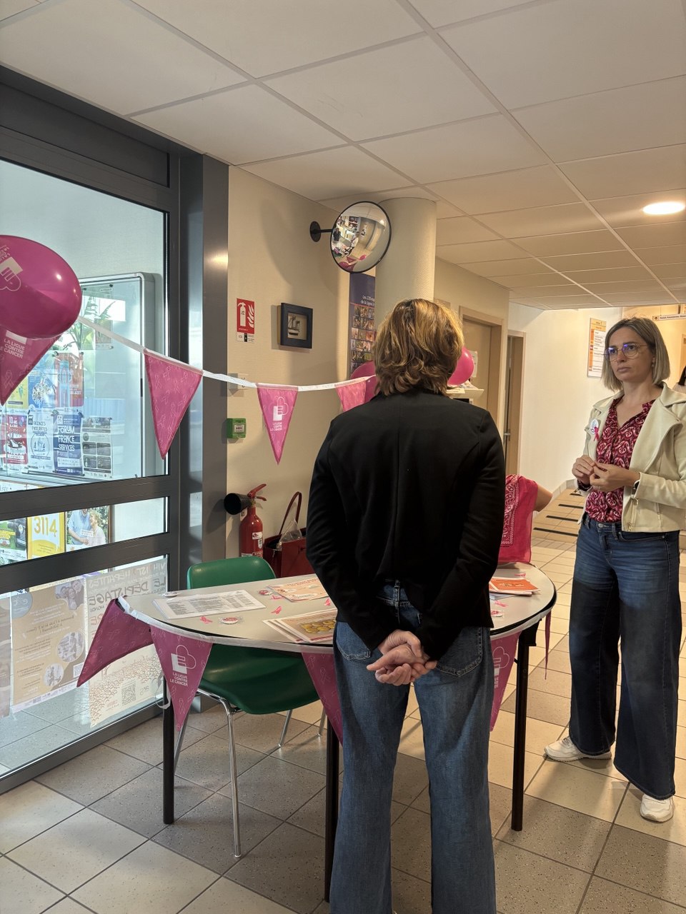 Temps de sensibilisation - Octobre rose