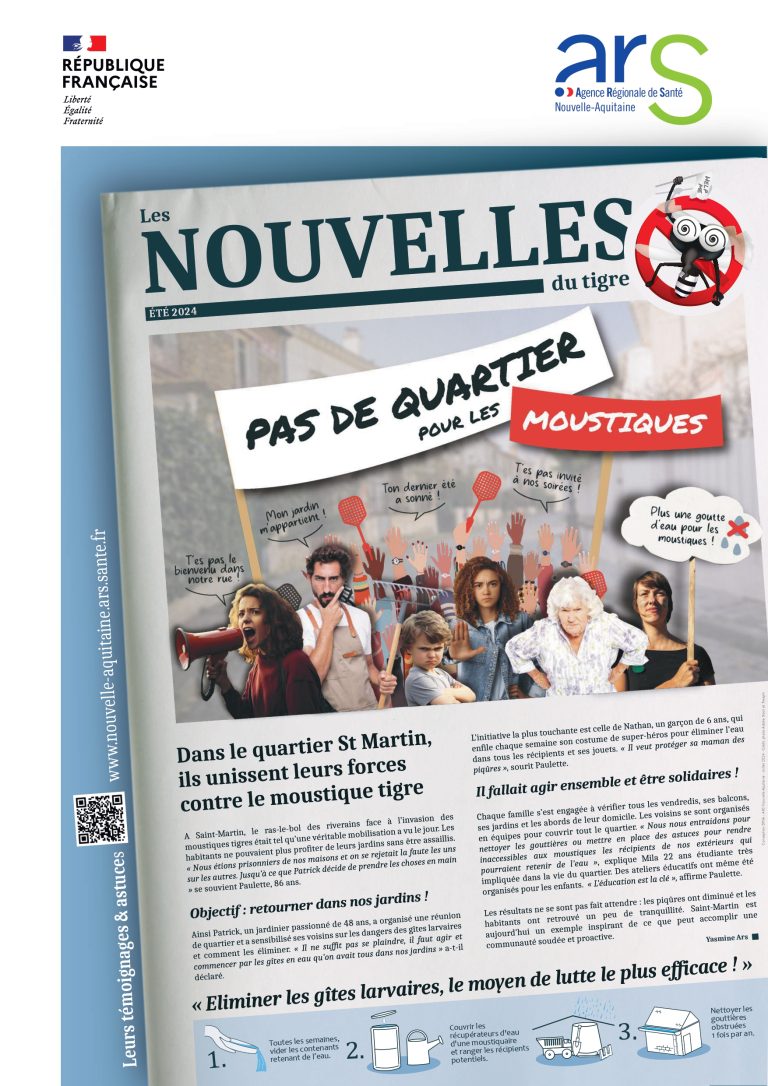 Coupez l’eau au moustique tigre !