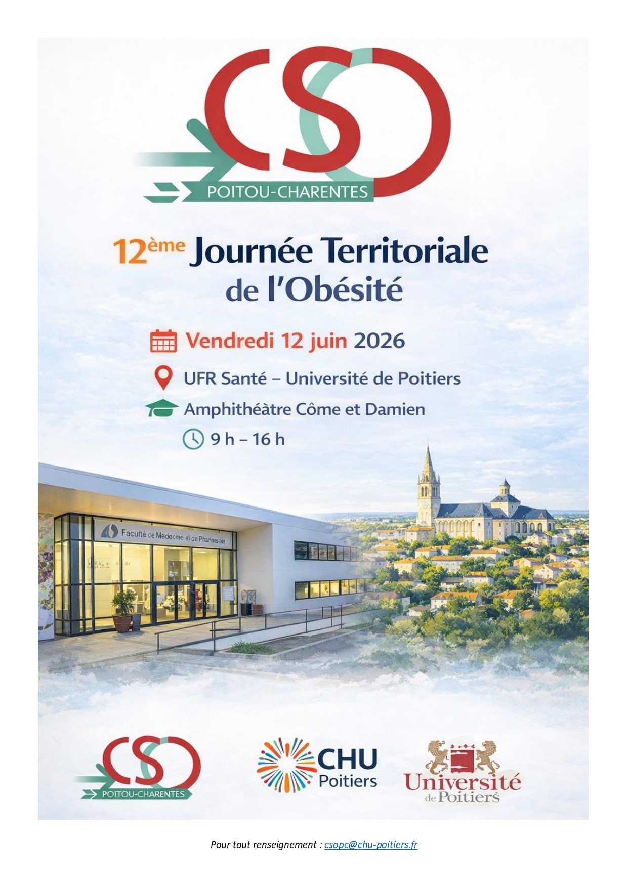 Journée Territoriale de l’Obésité – CSO Poitou-Charentes